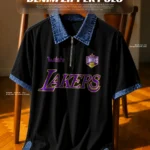 Buy Polo T Shirt with Denim Collar
