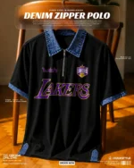 Buy Polo T Shirt with Denim Collar