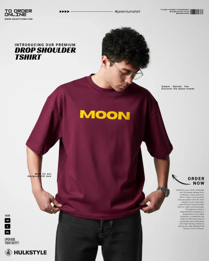 Buy Oversize Drop Shoulder T-Shirt Online at - Best Price in Bangladesh
