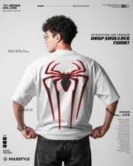 Spider Graphic Printed Premium Drop Shoulder Tshirt | The Best Drop Shoulder T-Shirt for Streetwear