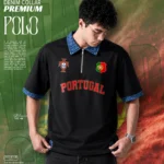 Buy Best Denim Collar Polo T Shirt for Men – Portugal Team Edition