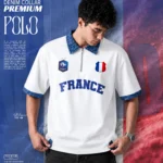 Buy Best Denim Collar Polo T Shirt for Men – The Les Bleus Legacy: France Team Edition