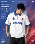 Buy Best Denim Collar Polo T Shirt for Men – The Les Bleus Legacy: France Team Edition