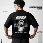 Automotive Heritage: 911 Graphical T-Shirt – Premium Drop Shoulder T-Shirt for Men