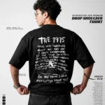 Indie Rock Rebellion: The 1975 Band T-Shirt – Premium Drop Shoulder T-Shirt for Men