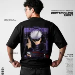 Domain Expansion Style: Satoru Gojo Drop Shoulder T-Shirt for Men