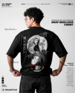 Obito Uchiha from Naruto Anime Oversized T-Shirt for Men