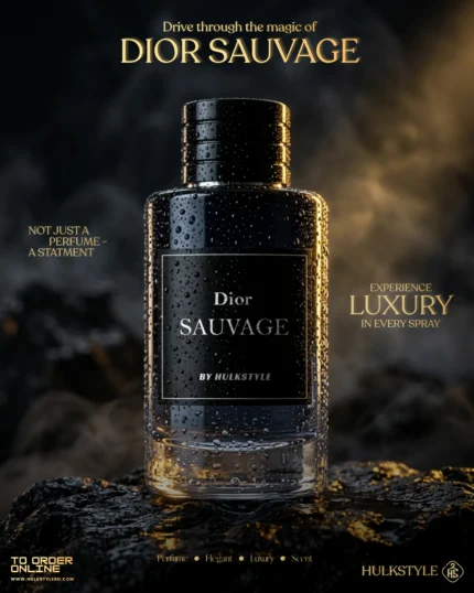 Looking for a high-end perfume inspired by Dior Sauvage EDP in BD? Shop our luxury inspired perfume for men with Calabrian Bergamot and Ambroxan at HulkStyleBD!