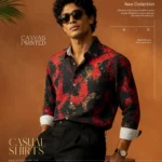 Looking for seamless online shirt shopping in bangladesh? Get our Splash Red canvas printed long sleeve shirt in breathable fancy cotton online at HulkStyleBD!