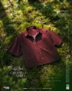 Looking for a striped cropped shirt for men? Get our boxy fit shirt with stylish stripes, drop shoulders, and breathable fancy cotton. Shop online in BD!