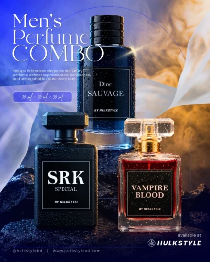 Buy Luxury Inspired Perfume BD Set – 3-in-1 Perfume Combo for Men in BD