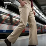 Premium Beige Bootcut Formal Pants Price in Bangladesh – Extended Waistband Edition