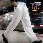 Premium White Korean Formal Pants Price in Bangladesh – Wide Leg Fit